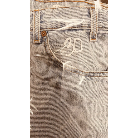 Vintage Levis 550 Orange Tab Jeans Mens 34X32 Relaxed Fit Denim 90s Light Wash - Picture 16 of 16